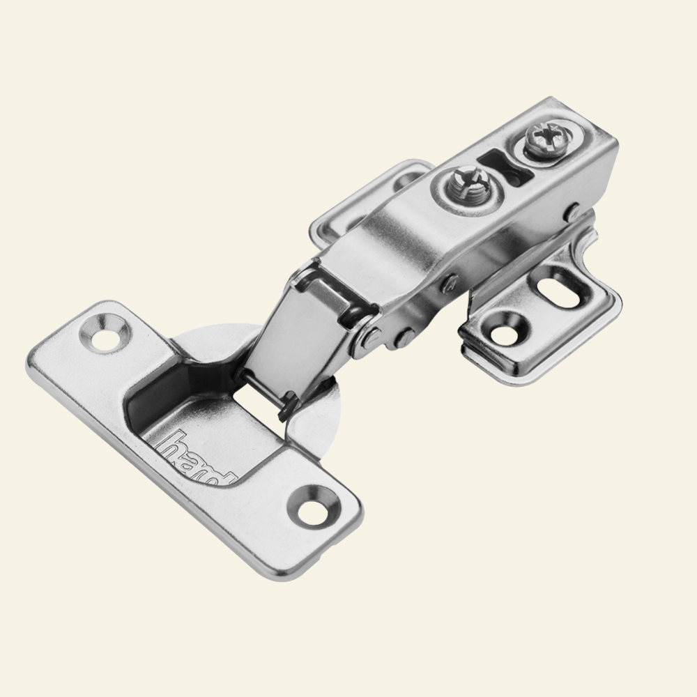 Dobradiça Calço Fixo Niquelada - Hardt