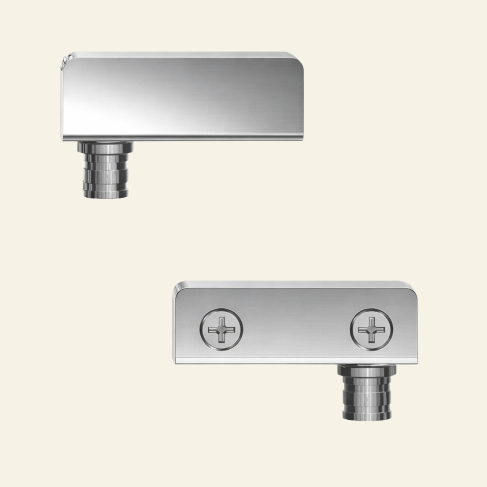 Dobradiça p/ Porta de Vidro 41x20 - Hardt