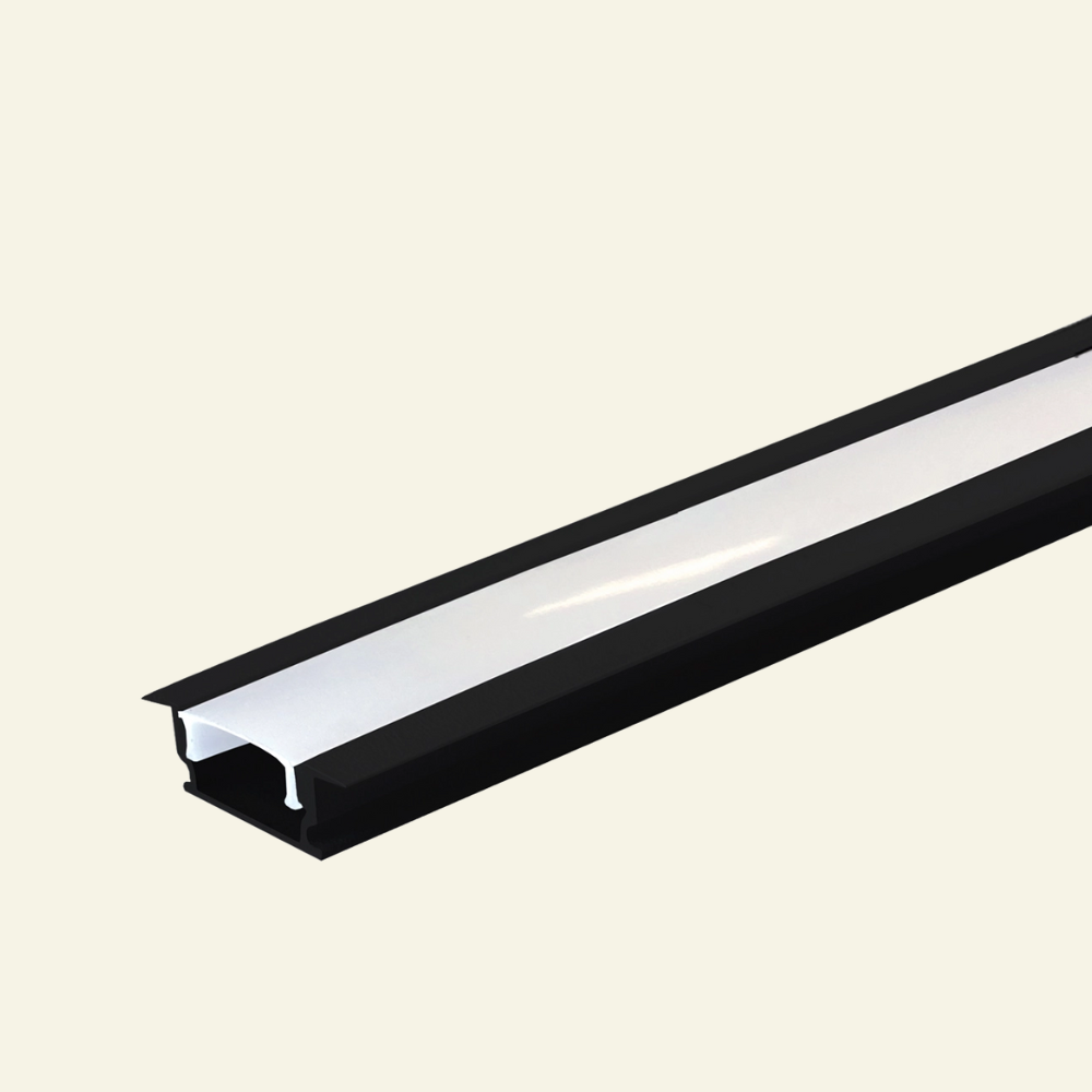 Perfil Alumínio p/ Led Embutir