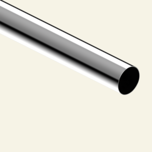 Tubo Cabideiro Aço Cromado - Hardt